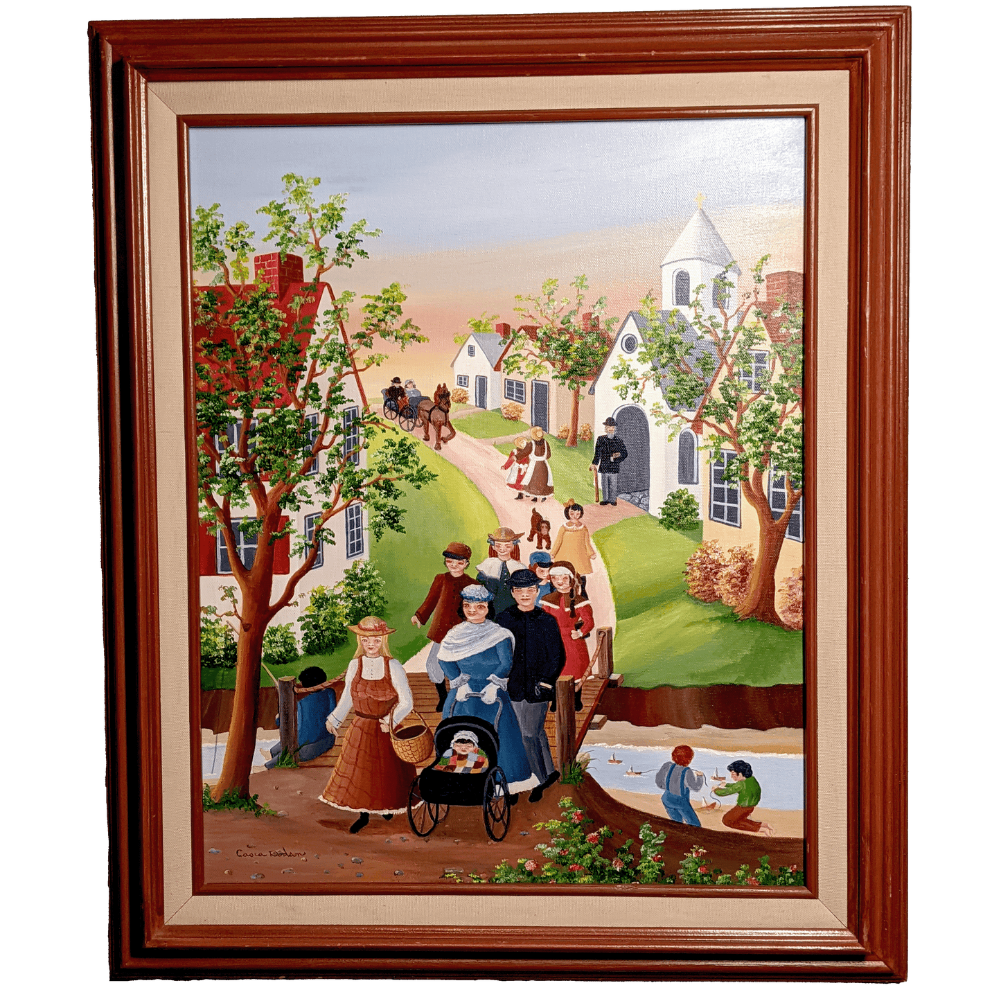 Untitled, “Festive Village Stroll”