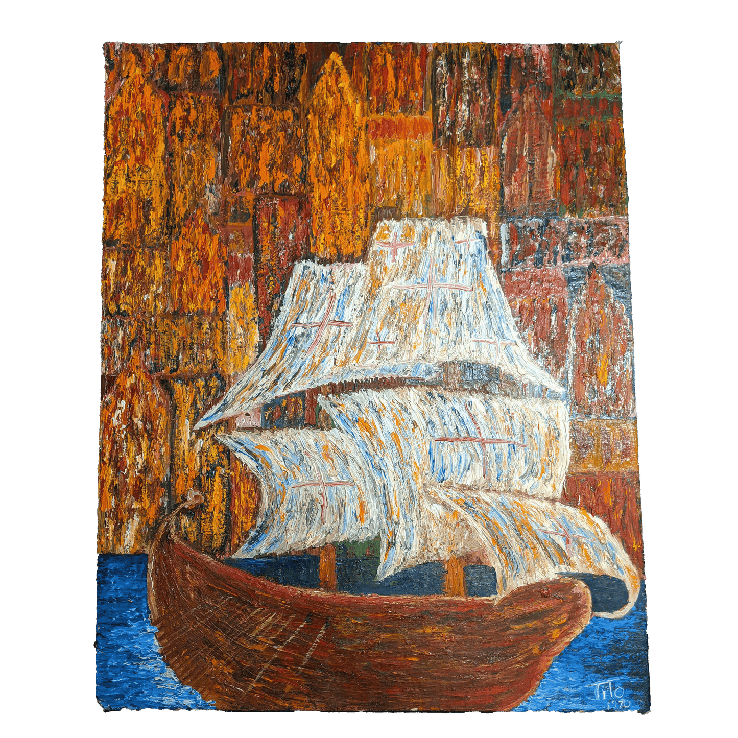 Untitled, “Voyage of Flames” 1970