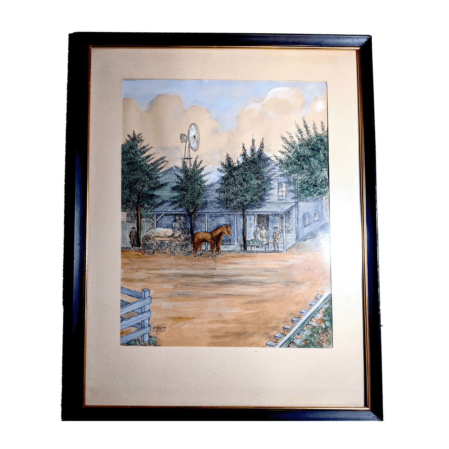 Untitled, "Windmill at Dusk"