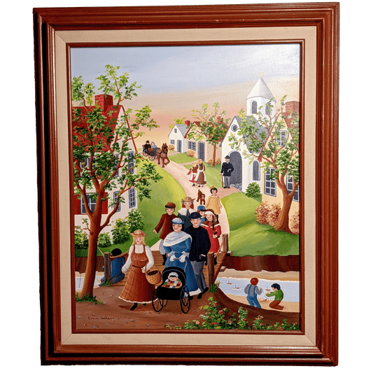 Untitled, “Festive Village Stroll”