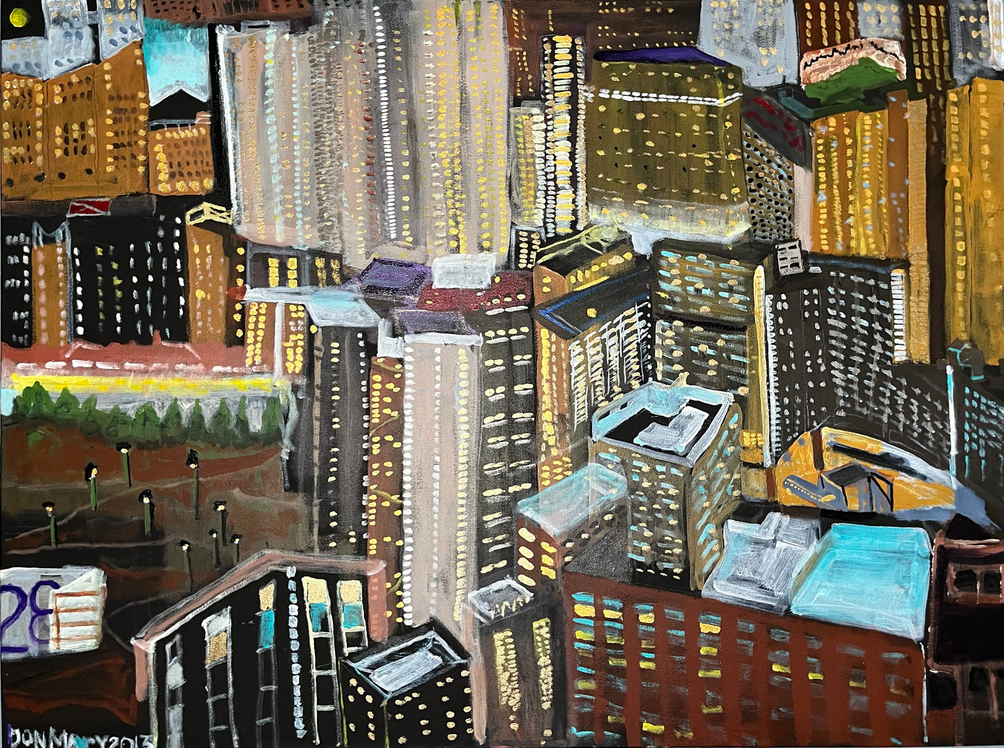 Untitled "City Lights from Above 2013